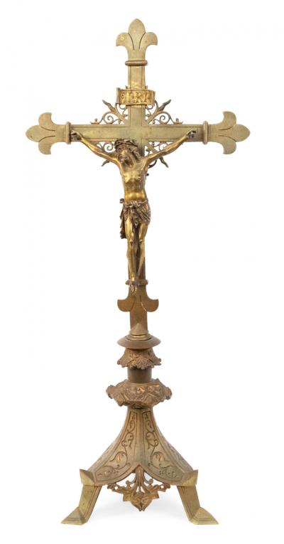 Italian Renaissance Bronze Crucifix