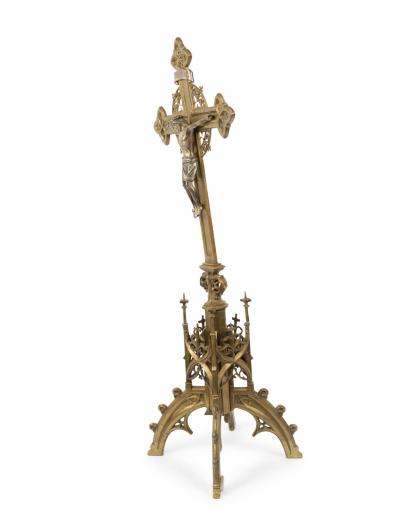 Italian Renaissance Bronze Crucifix