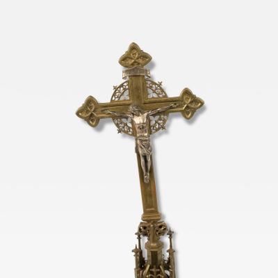 Italian Renaissance Bronze Crucifix