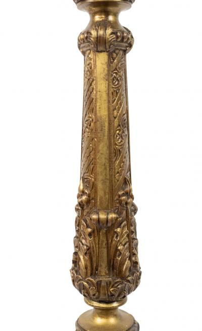 Italian Renaissance Gilt Altar Candlesticks