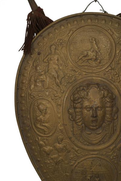 Italian Renaissance Gilt Metal Shield