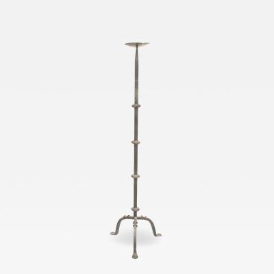 Italian Renaissance Iron Floor Candlestick
