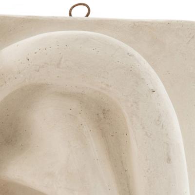 Italian Renaissance Michelangelos David Plaster Ear Detail