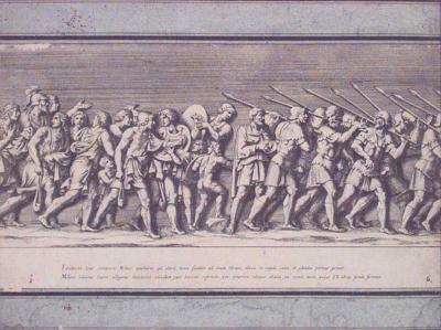 Italian Renaissance Military Procession Engravings