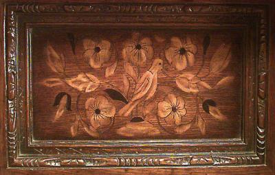 Italian Renaissance Revival Oak Carved Cabinet