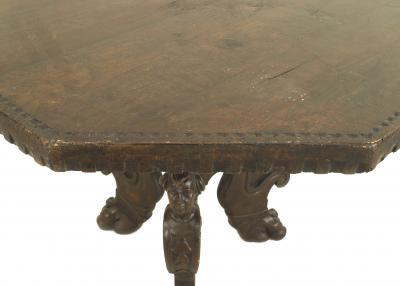 Italian Renaissance Revival Walnut Table