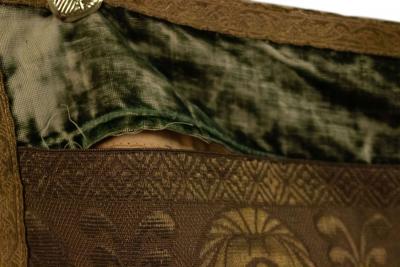 Italian Renaissance Style Beige and Green Shield