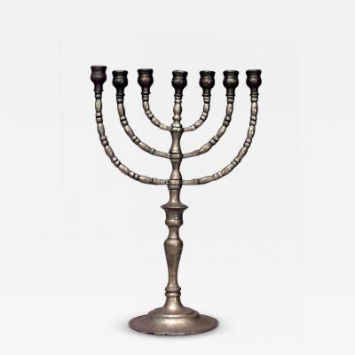 Italian Renaissance Style Brass Menorah