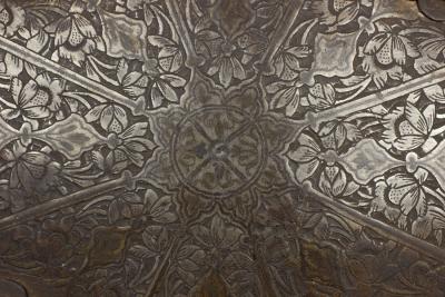 Italian Renaissance Style Etched Metal Shield
