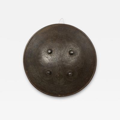 Italian Renaissance Style Etched Metal Shield