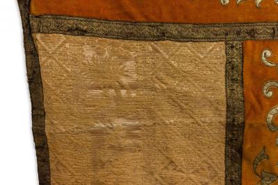Italian Renaissance Style Gold Velvet Banner