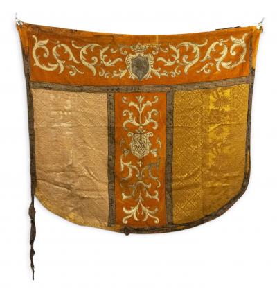 Italian Renaissance Style Gold Velvet Banner