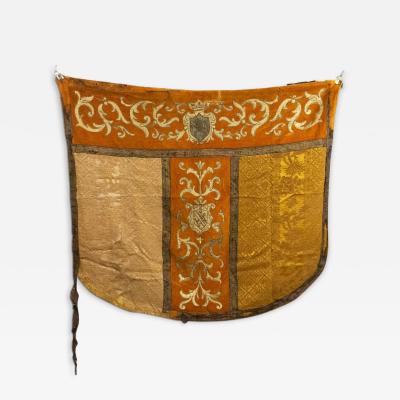 Italian Renaissance Style Gold Velvet Banner