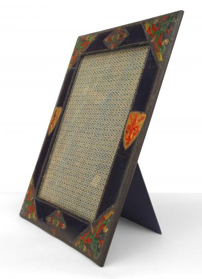 Italian Renaissance Style Leather Picture Frame