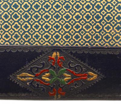 Italian Renaissance Style Leather Picture Frame