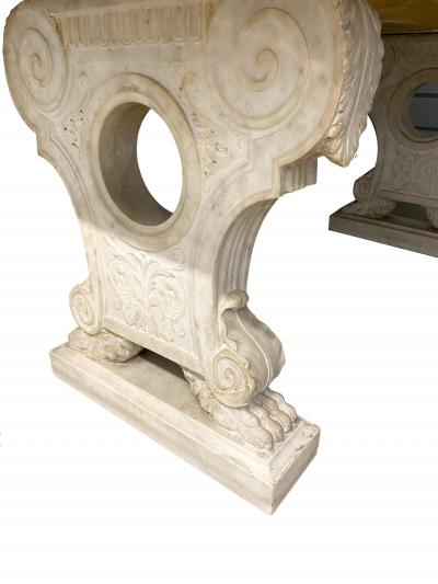 Italian Renaissance Style Marble Center Table