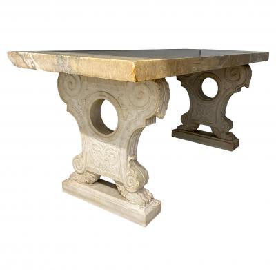 Italian Renaissance Style Marble Center Table