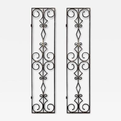 Italian Renaissance Style Narrow Iron Gates