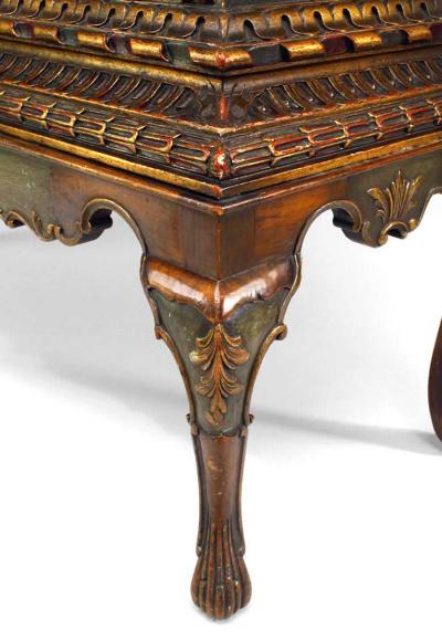 Italian Renaissance Style Polychromed Gilt Chest