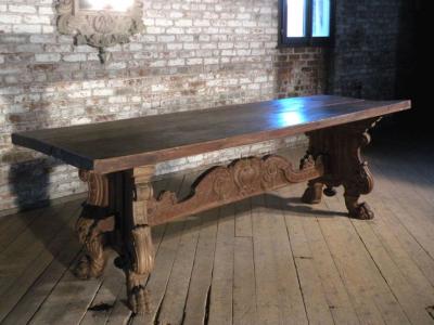 Italian Renaissance Style Refectory Table
