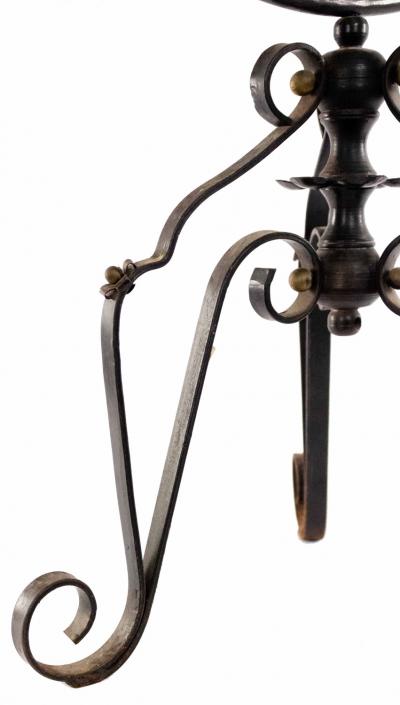 Italian Renaissance Style Wrought Iron Floor Armillary Globe
