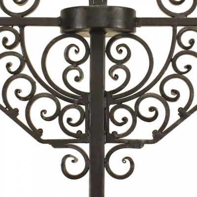 Italian Renaissance Style Wrought Iron Floor Torchiere