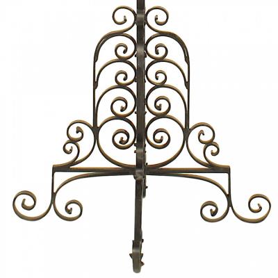 Italian Renaissance Style Wrought Iron Floor Torchiere