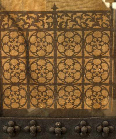 Italian Renaissance Style iron and Glass Hanging Lanterns