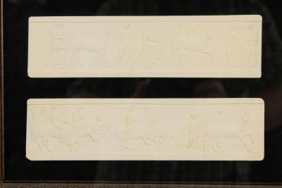 Italian Renaissance Wall Plaque With a Two White Plaques