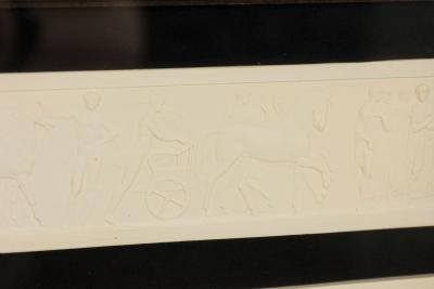 Italian Renaissance Wall Plaque With a Two White Plaques