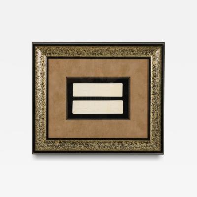 Italian Renaissance Wall Plaque With a Two White Plaques