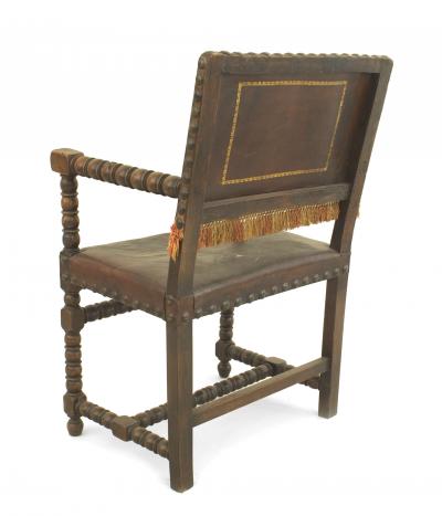 Italian Renaissance Walnut Arm Chair