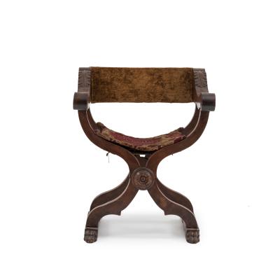 Italian Renaissance Walnut Arm Chair