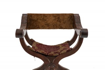 Italian Renaissance Walnut Arm Chair