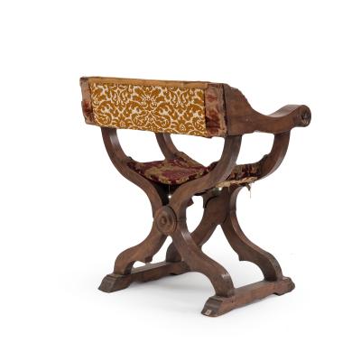 Italian Renaissance Walnut Arm Chair