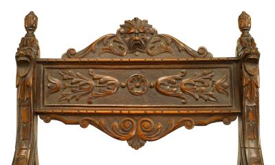 Italian Renaissance Walnut Arm Chair