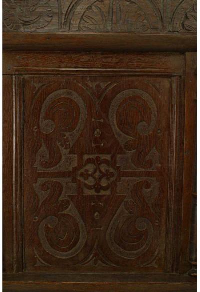 Italian Renaissance Walnut Full Bed