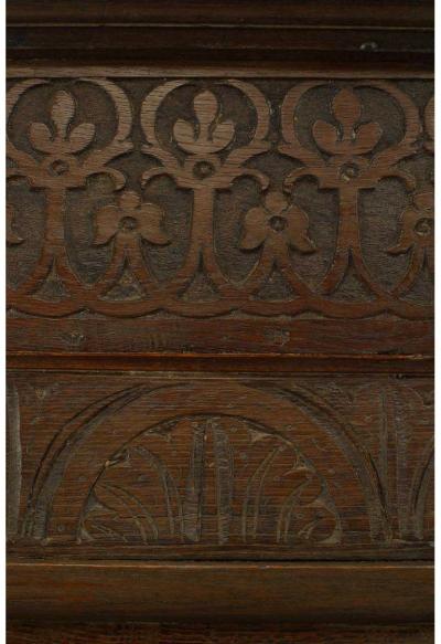 Italian Renaissance Walnut Full Bed