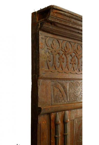 Italian Renaissance Walnut Full Bed