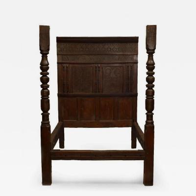 Italian Renaissance Walnut Full Bed