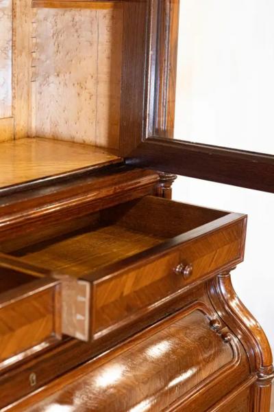 Italian Renaissance revival Bookcase Secretaire 19th Century