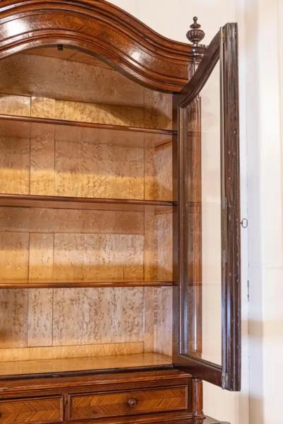 Italian Renaissance revival Bookcase Secretaire 19th Century