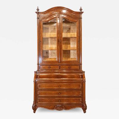 Italian Renaissance revival Bookcase Secretaire 19th Century