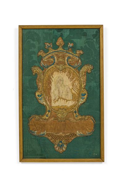 Italian Reniassance Framed Embroidered Tapestry