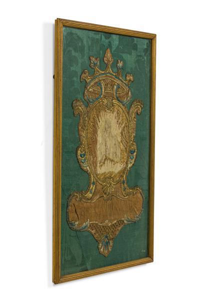 Italian Reniassance Framed Embroidered Tapestry