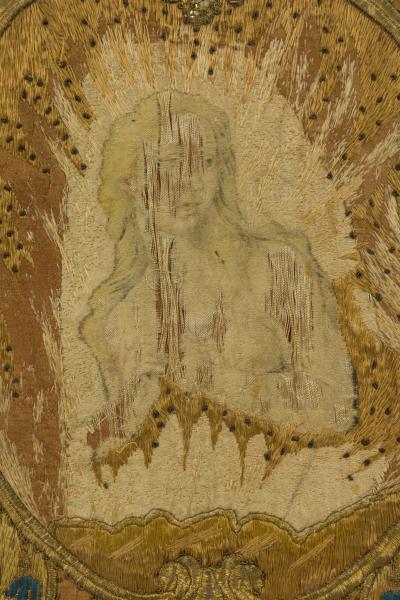 Italian Reniassance Framed Embroidered Tapestry