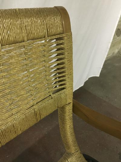 Italian Riviera Charming Rope and Metal Set of One Couch and 2 Chairs