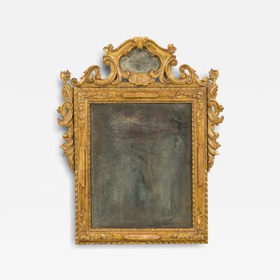 Italian Rococo Giltwood Mirror 18th C