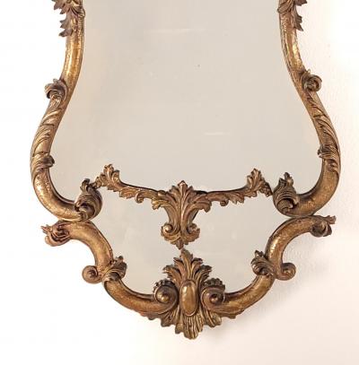 Italian Rococo Giltwood Mirror Mid 19th Century