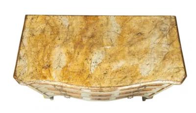 Italian Rococo Lacca Povera Painted Commode